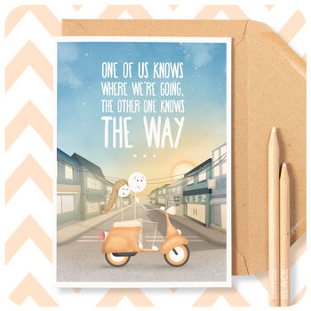 Scooter Love Card For Husband Wife, 2 of 5