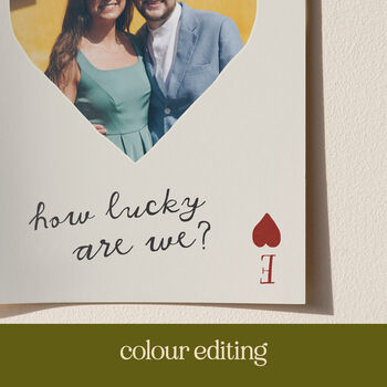 Personalised “How Lucky Are We?” Photo Print, 12 of 12