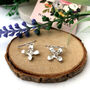 Sterling Silver Mini Lily Flower Earrings, thumbnail 12 of 12