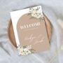 Pink Beige Custom Wedding Welcome Sign/ Foam Board, thumbnail 5 of 5