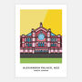 Alexandra Palace Colourful Illustration Print, thumbnail 4 of 5