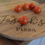 Name Wooden Pizza Board Serving Paddle, thumbnail 5 of 10