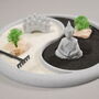 Yin And Yang Japanese Zen Garden Full Kit With Decor Meditation, thumbnail 5 of 11