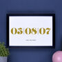 Personalised Important Date Print, thumbnail 9 of 12