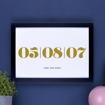 Personalised Important Date Print, 9 of 12