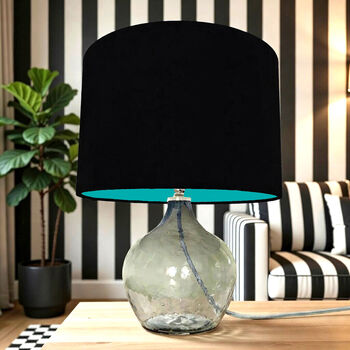 Black Lampshade With A Colour Lining Mix And Match, 3 of 7