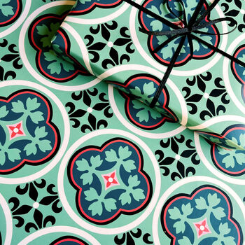 Minton Tile Wrapping Paper, 4 of 5