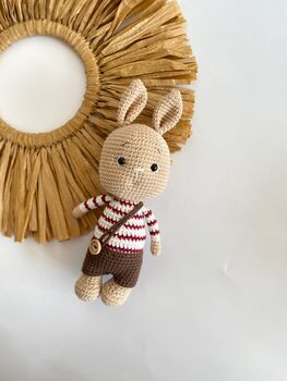 Handmade Crochet Bunny Toys For Babies And Kids, 8 of 12