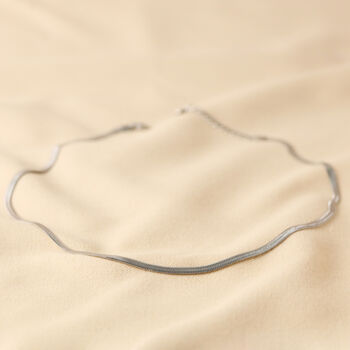 Herringbone Chain Necklace, 5 of 8