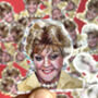 Angela Lansbury / Jessica Fletcher Holographic Sticker, thumbnail 3 of 5