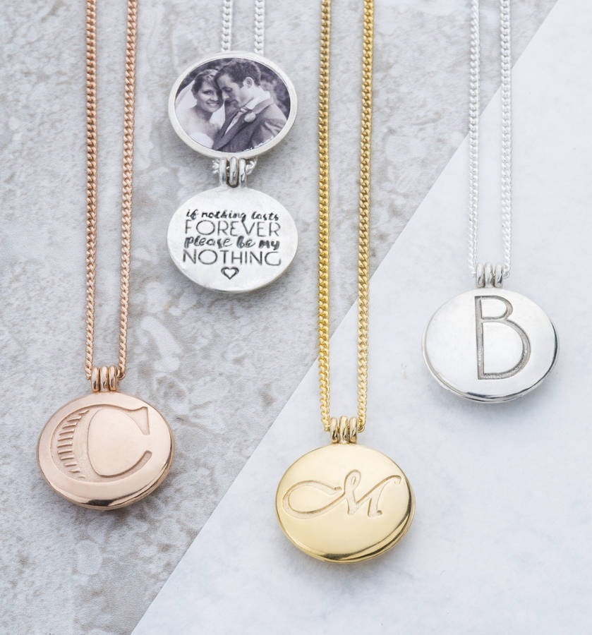 initial locket with hidden message by kimberley selwood ...