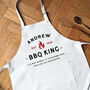 Personalised BBQ Apron Barbeque Gift For Dad Or Grandad, thumbnail 2 of 2