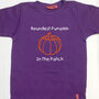 Personalised Pumpkin Child's Halloween T Shirt, thumbnail 3 of 10