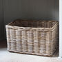 Extra Large Rectangular Rattan Storage Basket, thumbnail 2 of 3