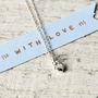 Little Sterling Silver Heart Necklace And Gift Card, thumbnail 2 of 12