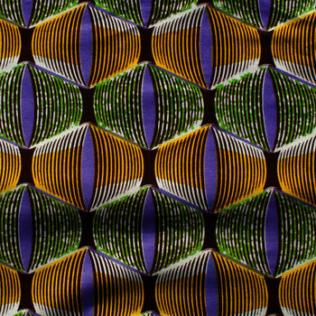 Lilac And Green Eyes African Print Lampshade, 7 of 7