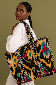 Black Aztec Tote Bag, 2 of 2
