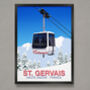 St. Gervais Ski Resort Poster, thumbnail 1 of 6