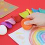 Tub Of 10 Colourful Crayons, A Perfect Gift For Kids, thumbnail 2 of 3