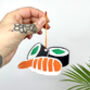 Sushi Clear Acrylic Charm, thumbnail 1 of 3