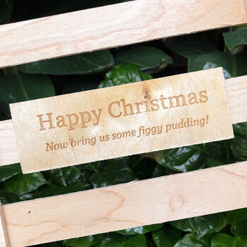 Personalised 'Figgy Pudding' Gift Crate, 2 of 7