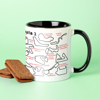 Choose Your Message Formula One Circuits Mug For Dad, 4 of 7