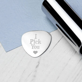 Personalised 'I Pick You' Plectrum, 2 of 7