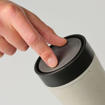 Circular And Co Coffee Cup Made From Paper Cups 8oz Chalk And Black, 7 of 8