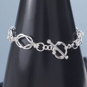 Sterling Silver Celtic Twist Bracelet, 3 of 5