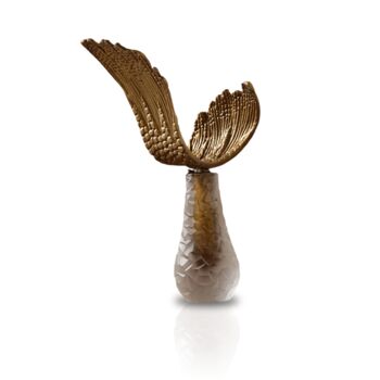 Murano Glass Vase With Seagull Sculpture, 2 of 2