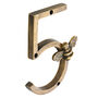 House Numbers With Bee In Antique Brass Finish, thumbnail 7 of 11