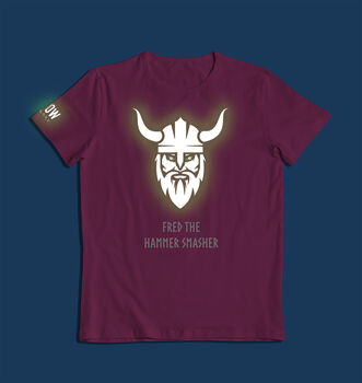 Viking Glow In The Dark T Shirt, 5 of 9