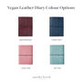Personalised Vegan Leather 2024 Pocket Diary, thumbnail 5 of 6