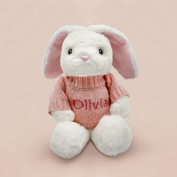 Personalised Bunny Snuggle Hamper, Pink, 7 of 9