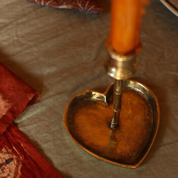 Brass Heart Candle Holder, 4 of 4