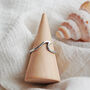 Ride The Wave Silver Stacking Ring, thumbnail 4 of 7
