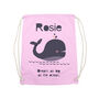 Personalised Children's Whale Pe Kit Bag, thumbnail 10 of 12