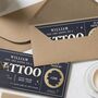 Personalised Tattoo Voucher Gold Foil Scratch Reveal, thumbnail 6 of 9
