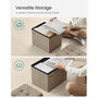 Compact Foldable Ottoman Footrest Stool With Storage, thumbnail 3 of 8