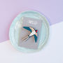 Wooden Swallow Brooch, thumbnail 5 of 7