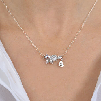 Sterling Silver Wildflower Necklace, 2 of 12