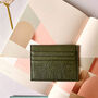 Multicoloured Slim Leather Card Holder Seven Slots, thumbnail 3 of 12