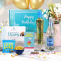 Birthday Vodka Gift Hamper – Au Blue Raspberry With Chocolate And Snacks, thumbnail 1 of 2