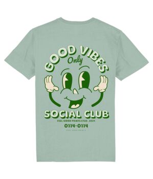 Good Vibes Only, Unisex Graphic T Shirt, 4 of 11