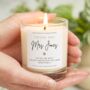 Personalised Teacher Gift Thank You Teacher Candle, thumbnail 1 of 8
