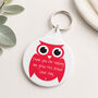 Personalised Owl Teacher Keyring, thumbnail 3 of 3