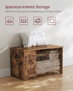 Storage Chest And Blanket Box With Safety Hinges, 5 of 11