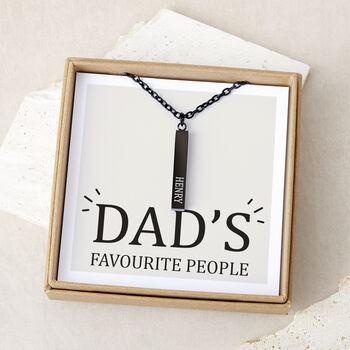 Dad's Favourite People Personalised Names Necklace, 5 of 12
