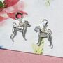 Boxer Charm Sterling Silver, thumbnail 3 of 12