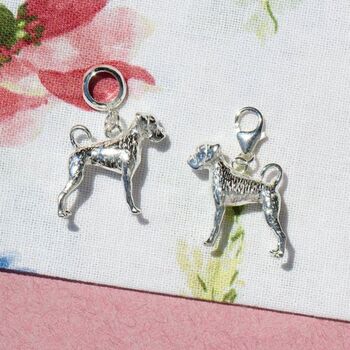 Boxer Charm Sterling Silver, 3 of 12